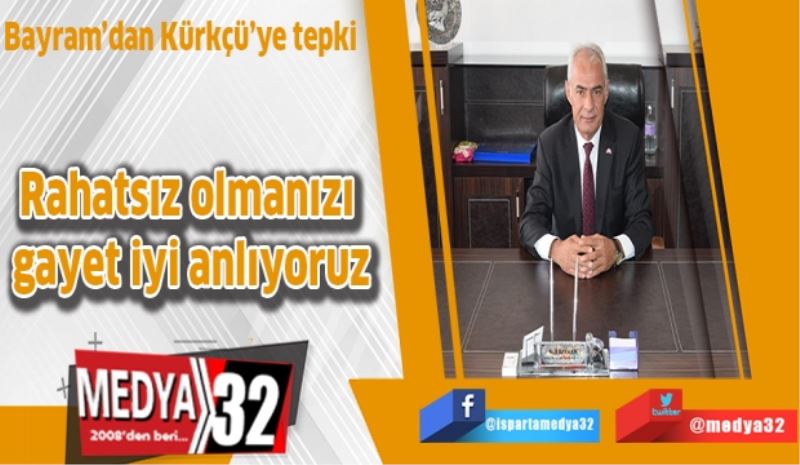 Rahatsız olmanızı gayet iyi anlıyoruz