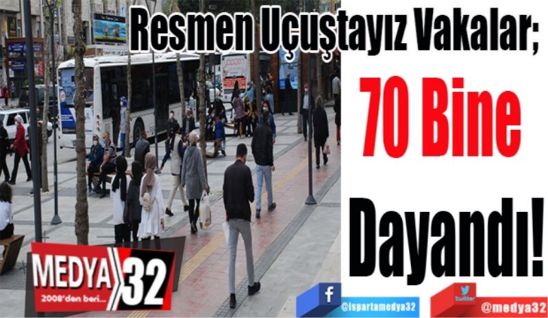 
Resmen Uçuştayız Vakalar; 
70 Bine 
Dayandı!
