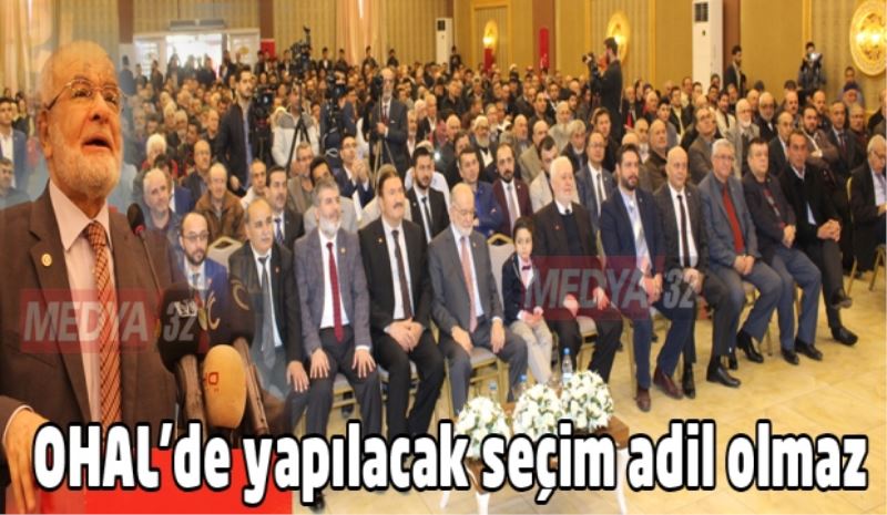 Saadet Partisi Lideri Karamollaoğlu Isparta