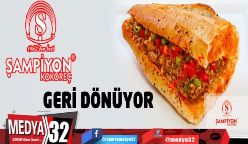 Şampiyon Kokoreç geri dönüyor