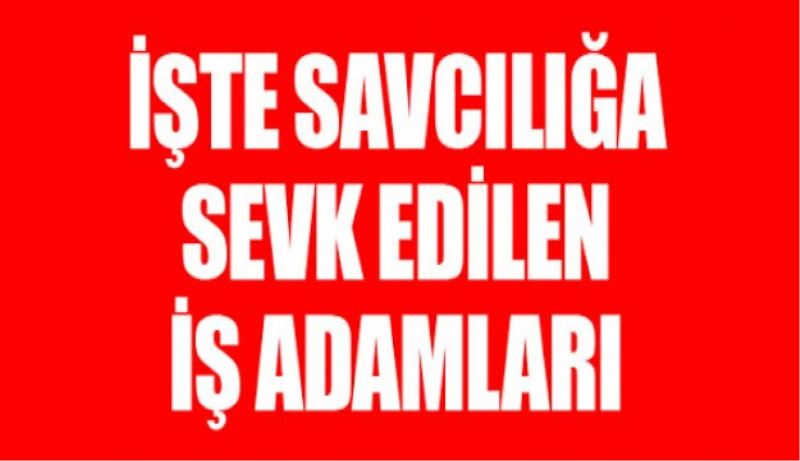 Savcılığa sevk edildiler