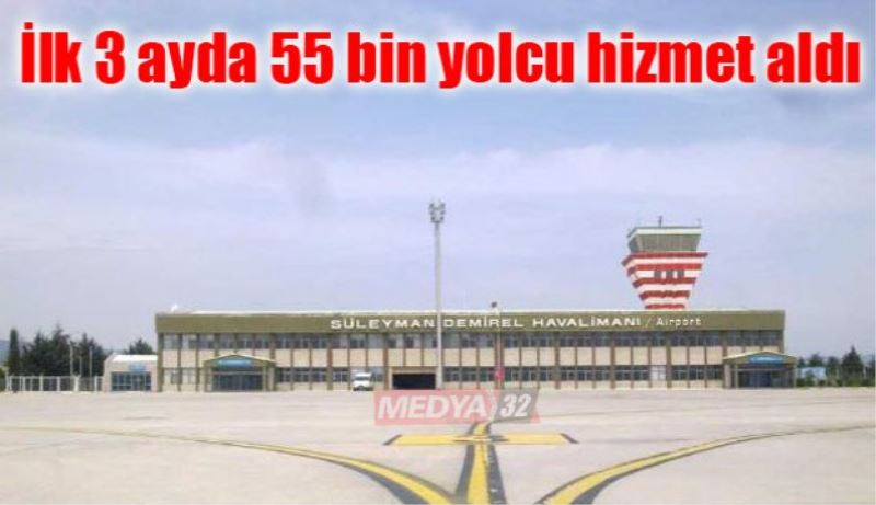 SD Havalimanı’ndan ilk 3 ayda 55 bin yolcu hizmet aldı 