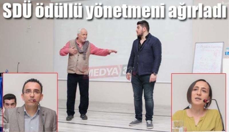 SDÜ ödüllü yönetmeni ağırladı