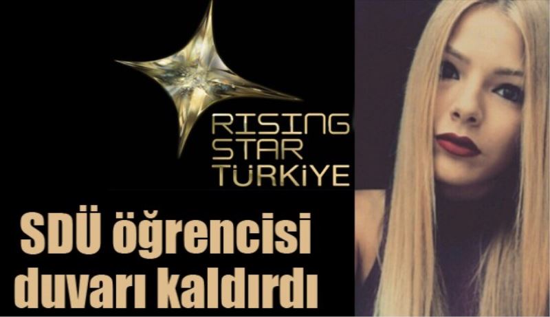 SDÜ öğrencisi duvarı kaldırmayı başardı