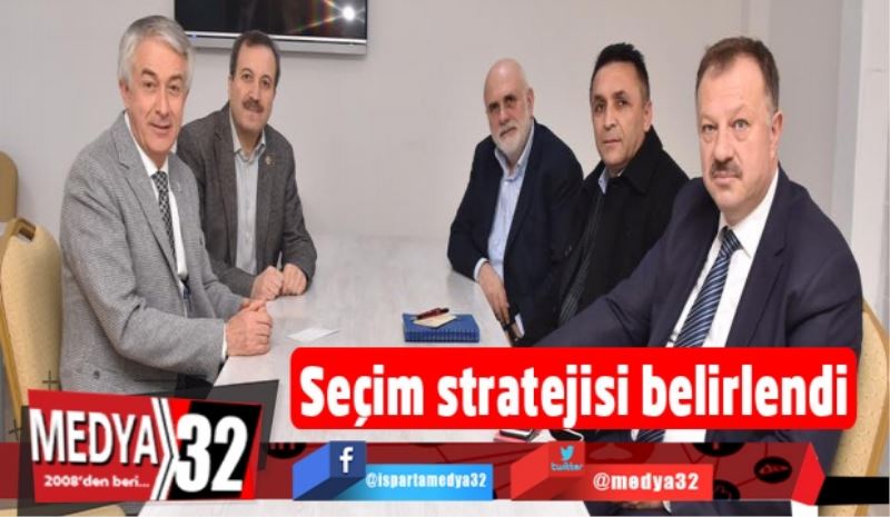 Seçim stratejisi belirlendi