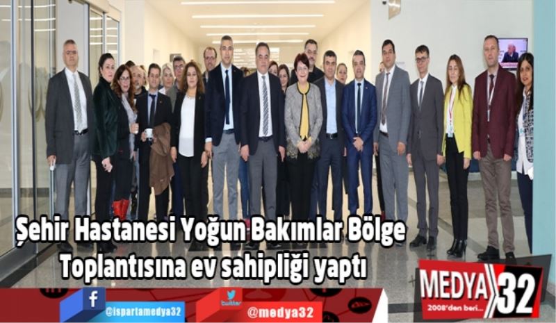 Şehir Hastanesi yoğun bakımlar bölge toplantısına ev sahipliği yaptı