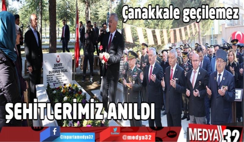 Şehitlerimiz anıldı