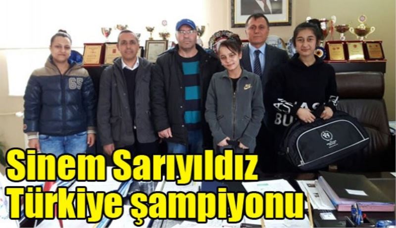 Sinem Sarıyıldız Türkiye şampiyonu