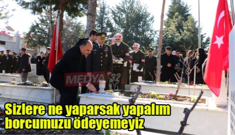 Sizlere ne yaparsak yapalım borcumuzu ödeyemeyiz
