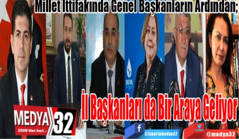 SON DAKİKA
FLAŞ HABER 
Millet İttifakında Genel Başkanların Ardından; 
