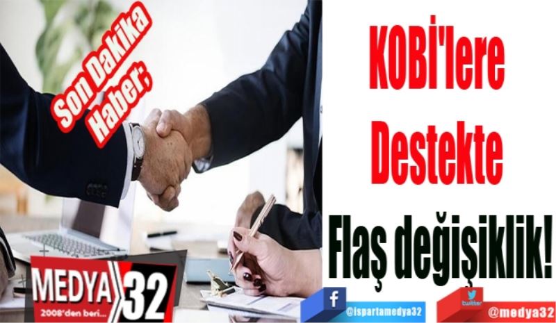 Son Dakika
Haber; 
KOBİ