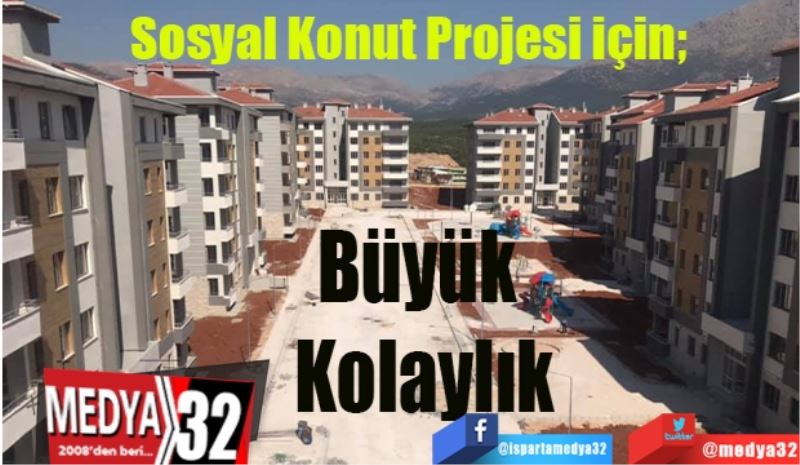 SOSYAL Konutta YENİ BİR MÜJDE GELDİ