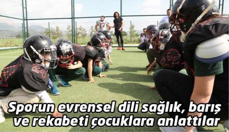Sporun evrensel dili sağlık, barış ve rekabeti çocuklara anlattılar