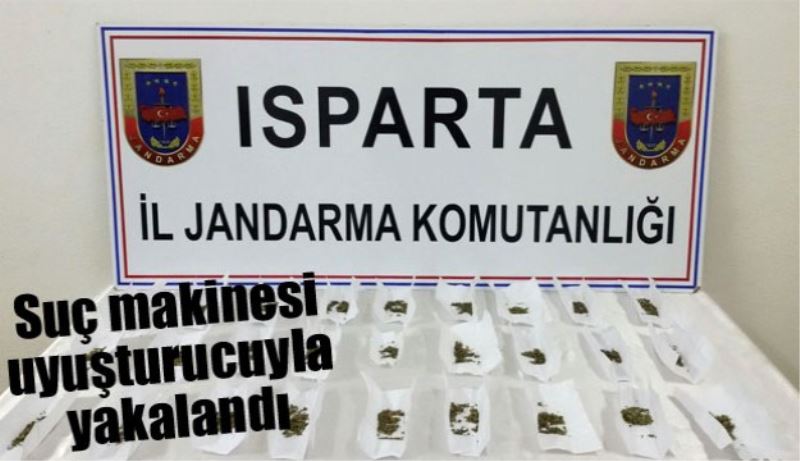 Suç makinesi uyuşturucu madde ile yakalandı 