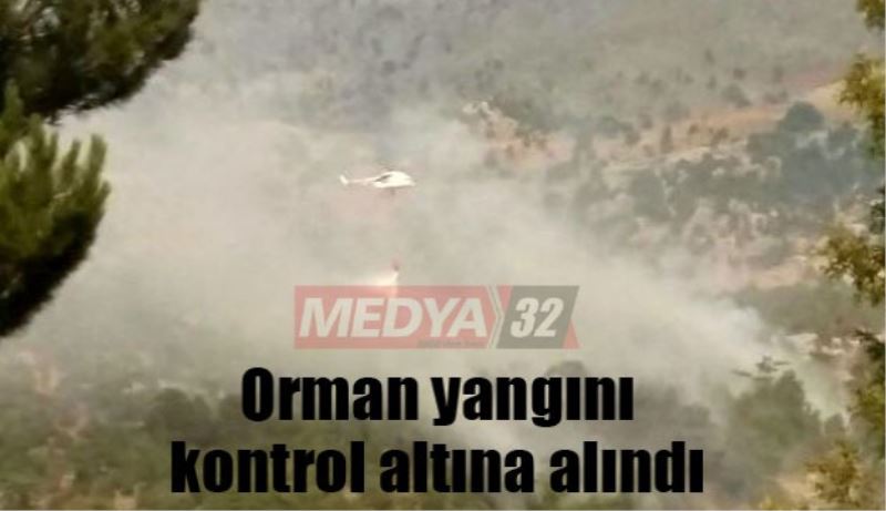 Sütçüler Kesmede Orman Yangını Kontrol Altına Alındı