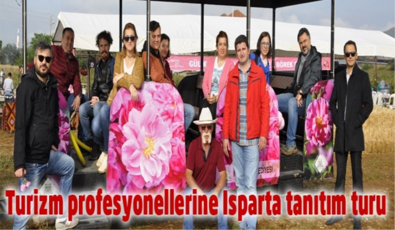 Turizm profesyonellerine Isparta tanıtım turu