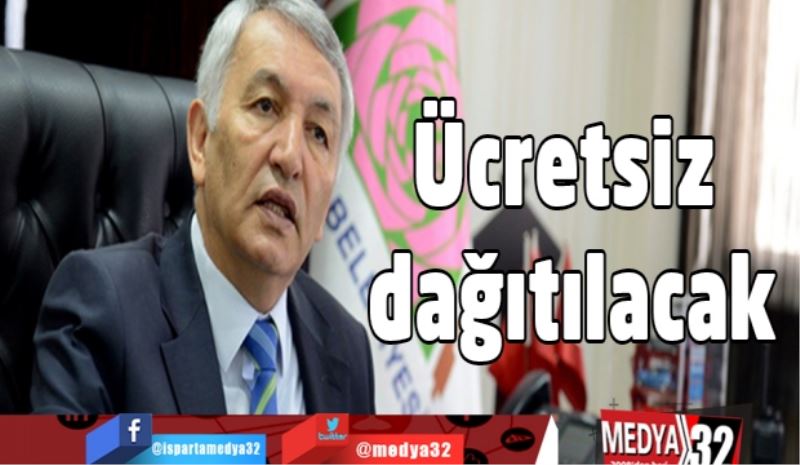 Ücretsiz dağıtılacak