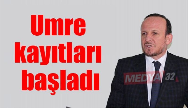 Umre kayıtları başladı