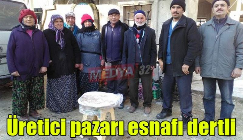 Üretici pazarı esnafı dertli