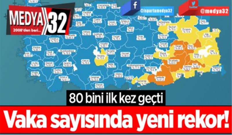 Vaka Sayısında Yeni Rekor: 
82 Bini 
Geçti
