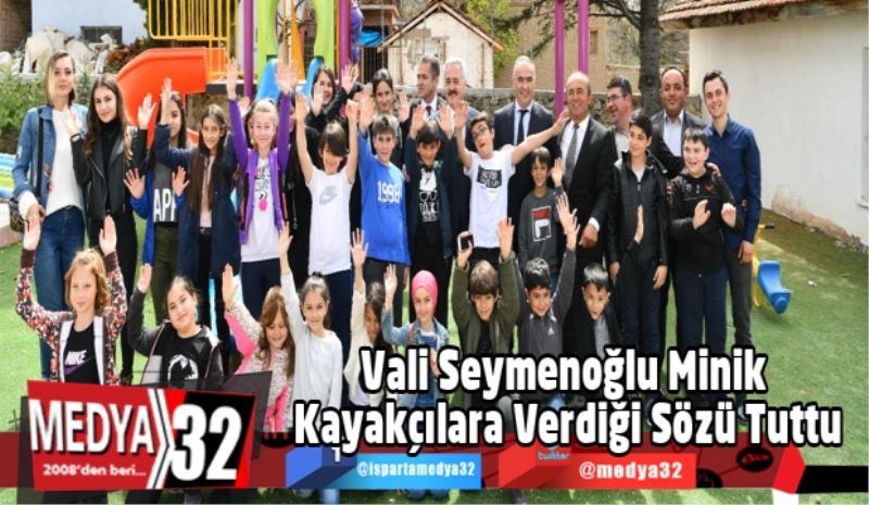 Vali Seymenoğlu Minik Kayakçılara Verdiği Sözü Tuttu