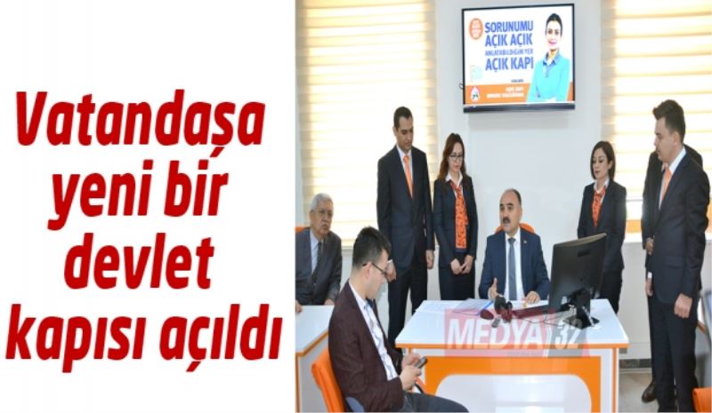 Vatandaşa yeni bir devlet kapısı açıldı