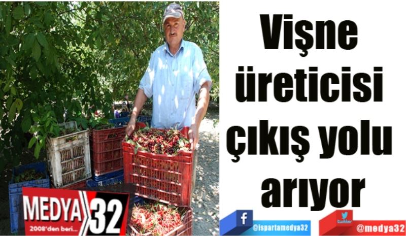 Vişne üreticisi 
çıkış yolu 
arıyor
