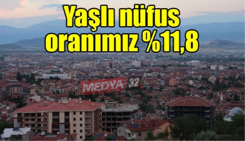 Yaşlı nüfus oranımız %11,8 