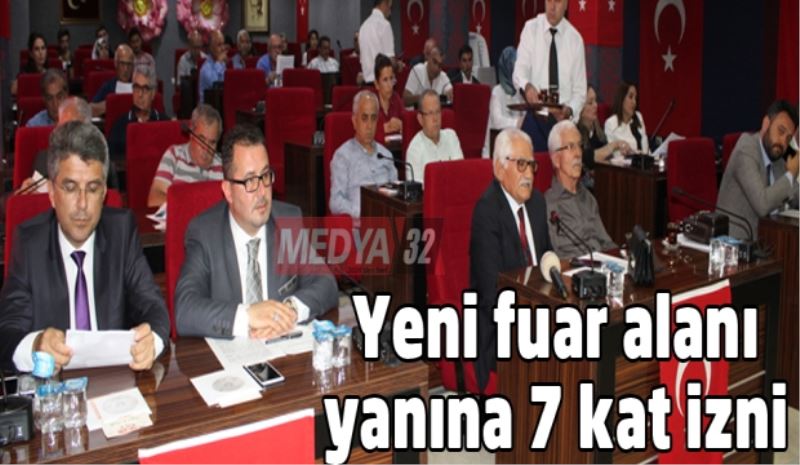 Yeni fuar alanı yanına 7 kat izni 