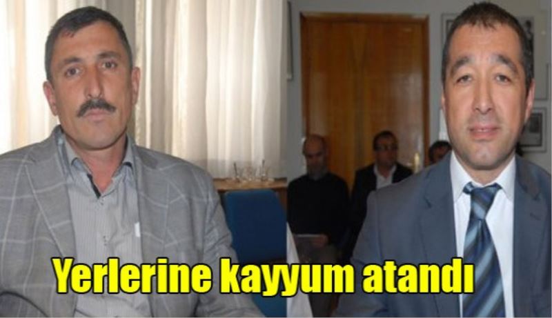 Yerlerine kayyum atandı