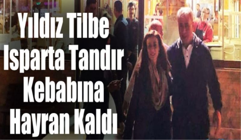 Yıldız Tilbe Tandır Kebabına Bayıldı